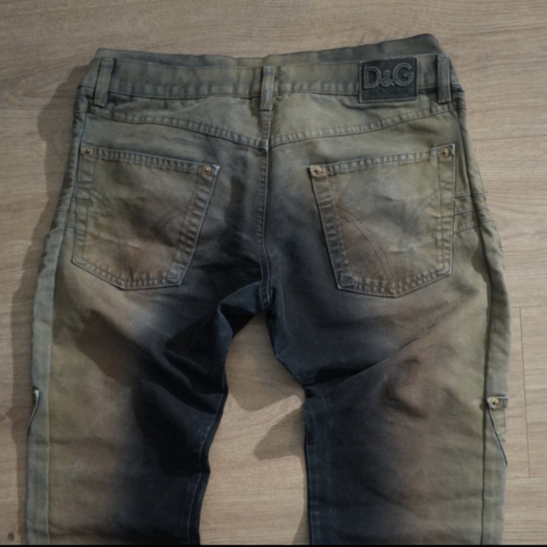 Dolce & Gabbana AW2003 Dolce & Gabbana Gradient Bleached Multi Pockets Pants Size US 32 / EU 48 - 8 Thumbnail