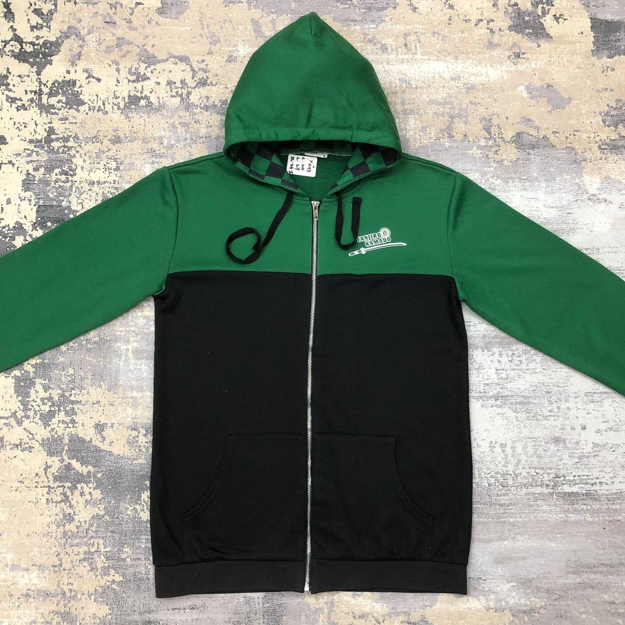 Anime × Japanese Brand Y293 DEMON SLAYER TANJIRO KAMADO BLACK NACHIRIN HOODIE Size US M / EU 48-50 / 2 - 3 Thumbnail