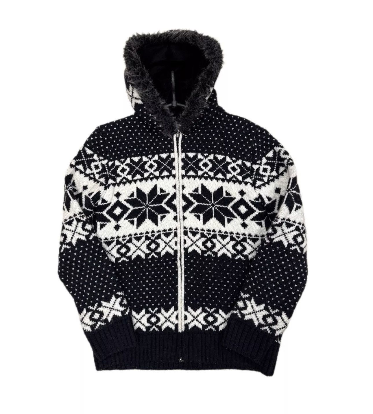 Abercrombie & Fitch × Hysteric Glamour × If Six Was Nine Vintage Abercrombie & Fitch Zip Hoodie Y2K Style Fur Genuine Size US S / EU 44-46 / 1 - 2 Thumbnail
