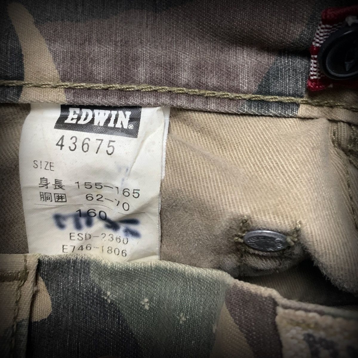 Edwin Edwin Camo Military Pants Size 27" / US 4 / IT 40 - 4 Thumbnail