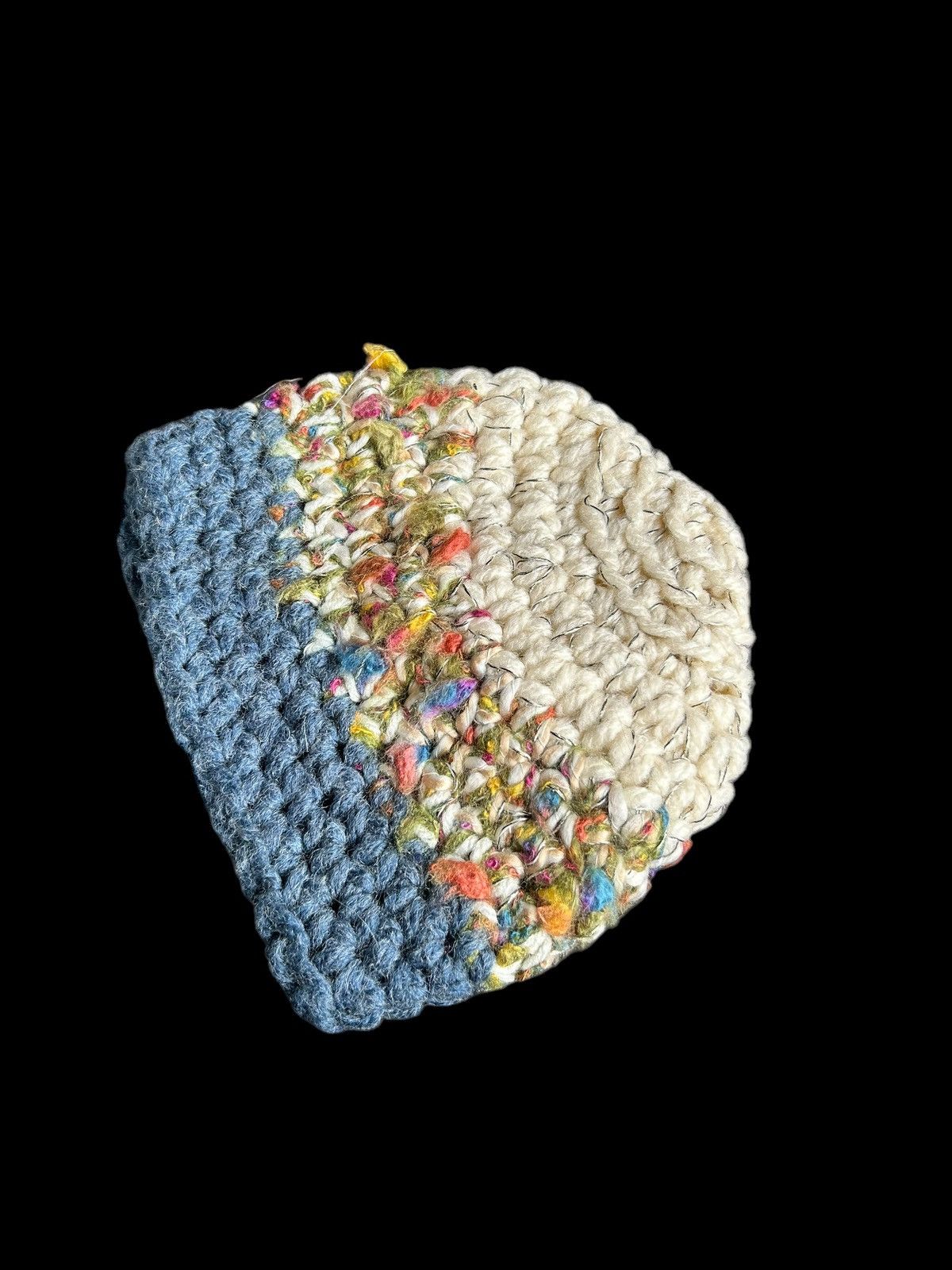 Japanese Brand × Kapital × Vintage Hippies Style Crochet Knitted Handmade Beanie Hats Size ONE SIZE - 2 Thumbnail
