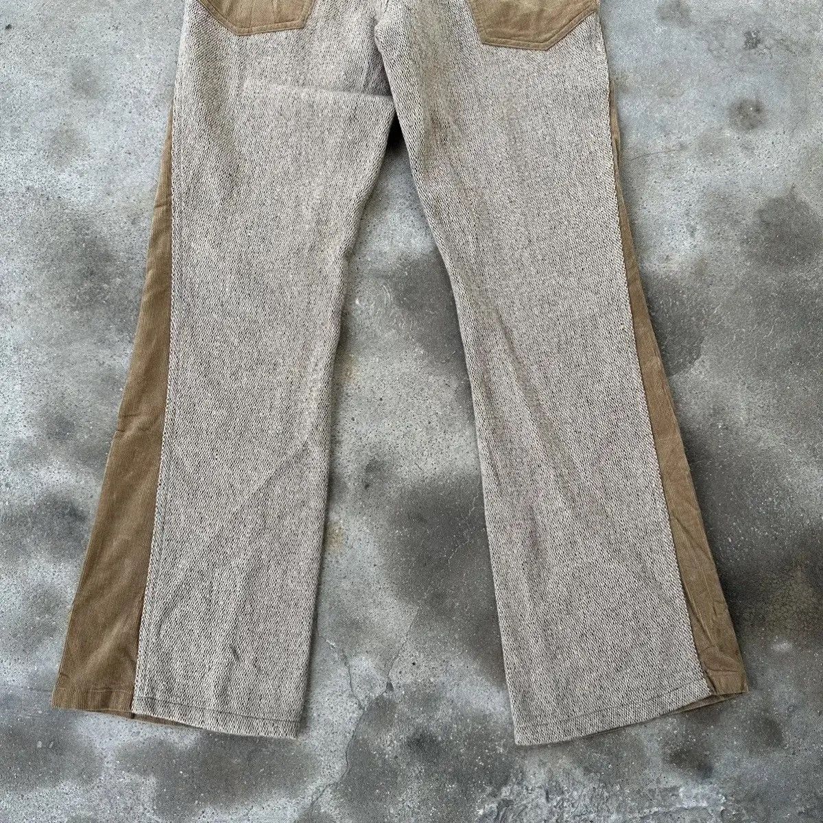 Vintage RARE!! FLARE/BOOTCUT JAPANESE VTG W31 L31 QUE CORDUROY PANTS Size US 31 - 9 Thumbnail