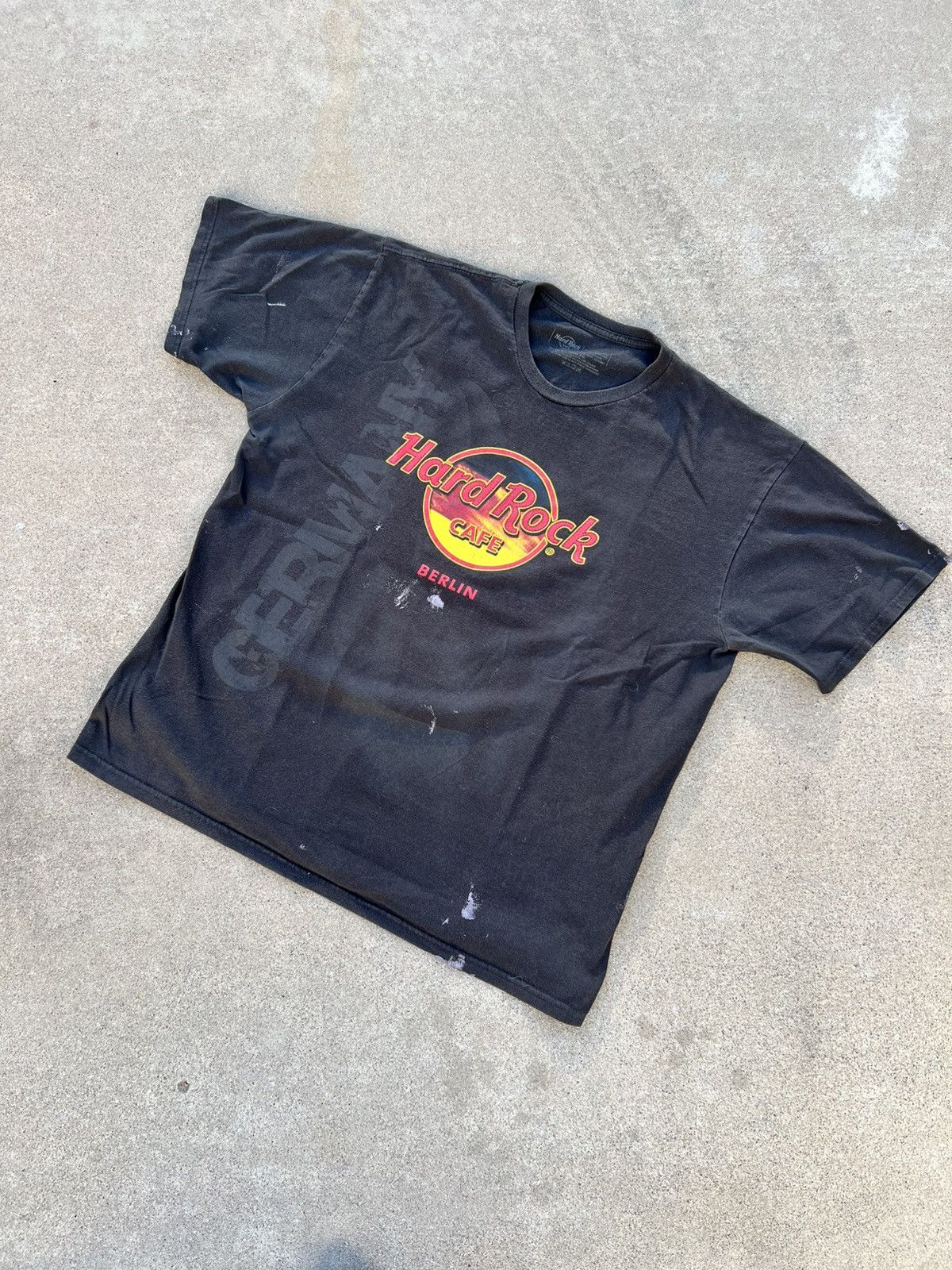 Hard Rock Cafe × Vintage Vintage black Hard Rock Cafe t shirt Size US XL / EU 56 / 4 - 1 Thumbnail