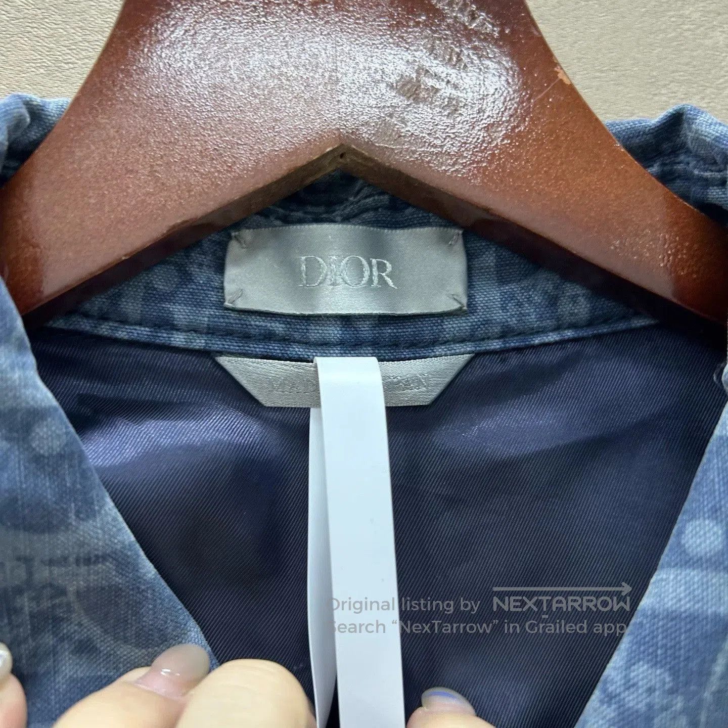 Dior dior cotton logo printed denim jacket. Size US L / EU 52-54 / 3 - 4 Thumbnail