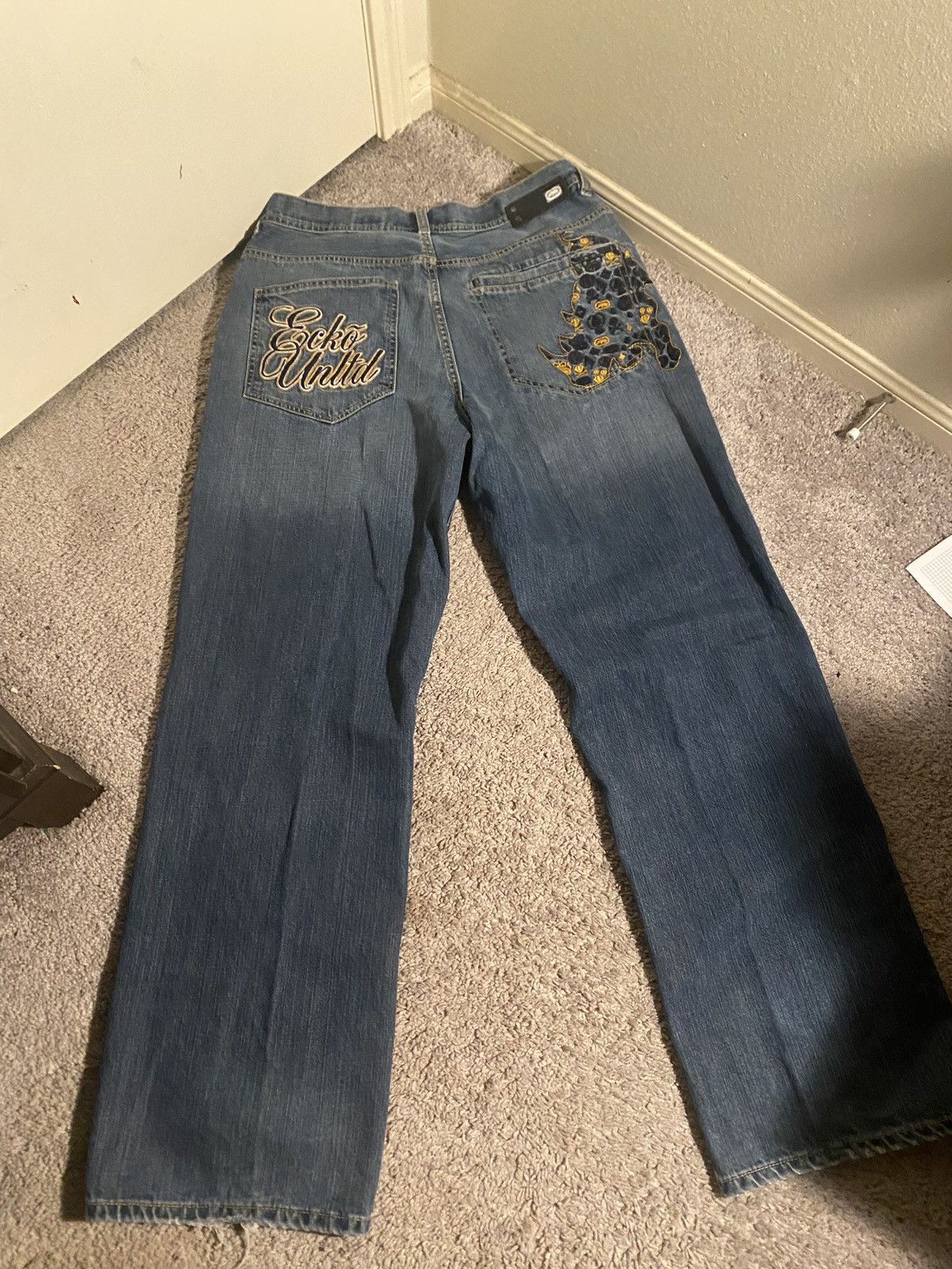 Ecko Unltd. × Vintage baggy ecko unlimited jeans Size US 38 / EU 54 - 1 Thumbnail