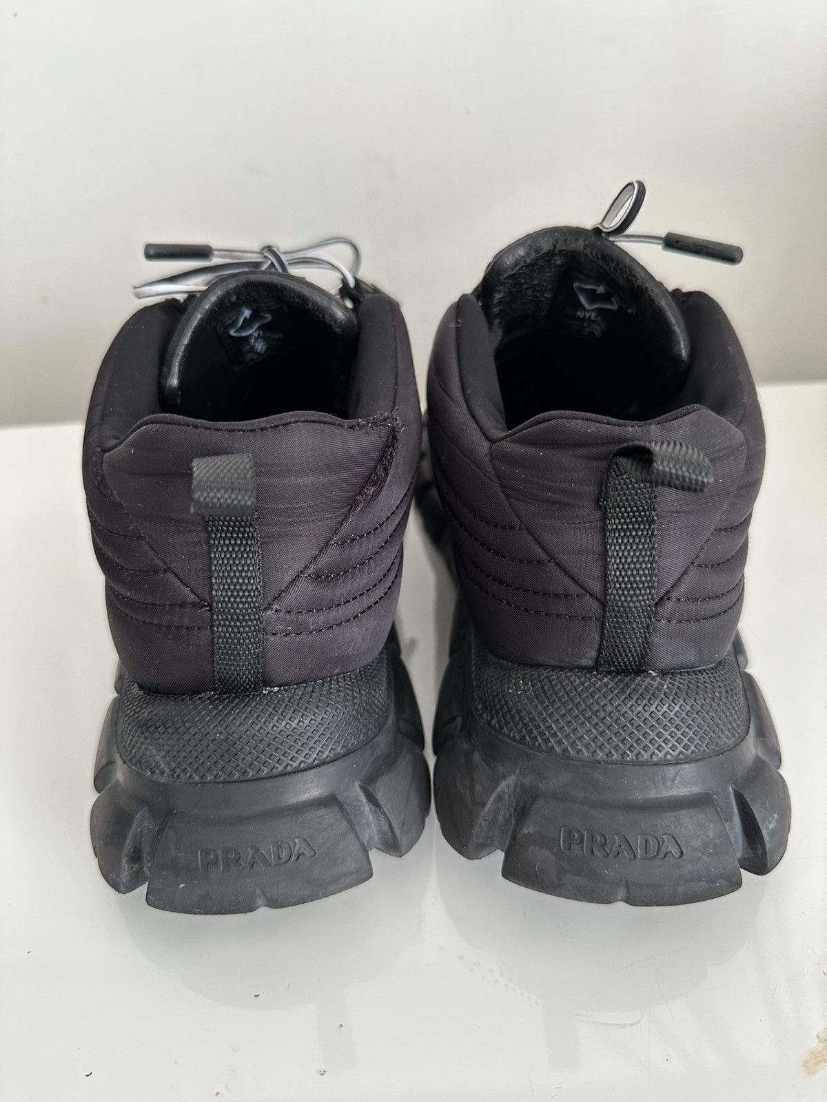 Prada Prada Rush Gabarine Black Nylon Trainers Women’s size 8 Size US 8 / IT 38 - 6 Thumbnail