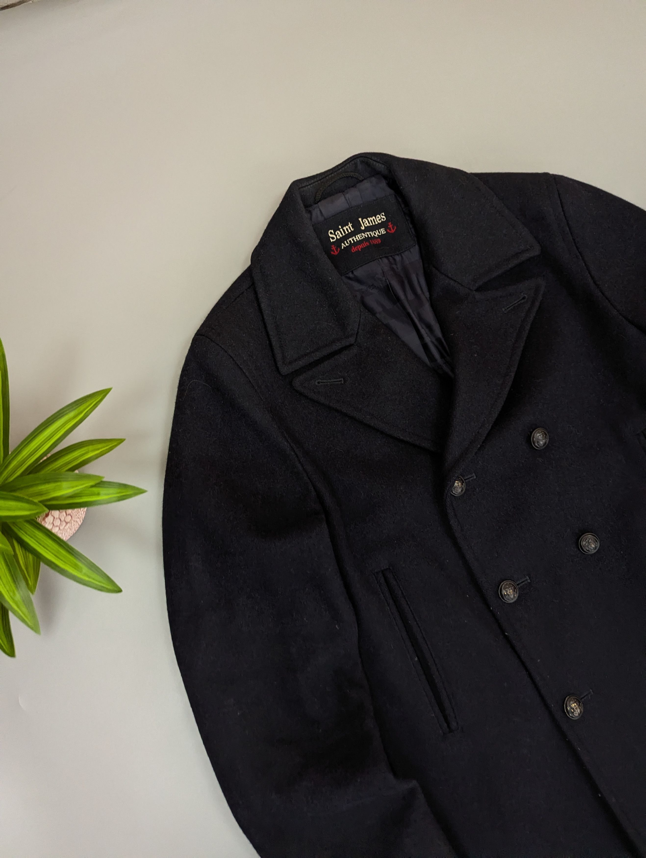Saint James Saint James Vintage Galion Wool Coat French Nautical Jacket Size US M / EU 48-50 / 2 - 5 Thumbnail