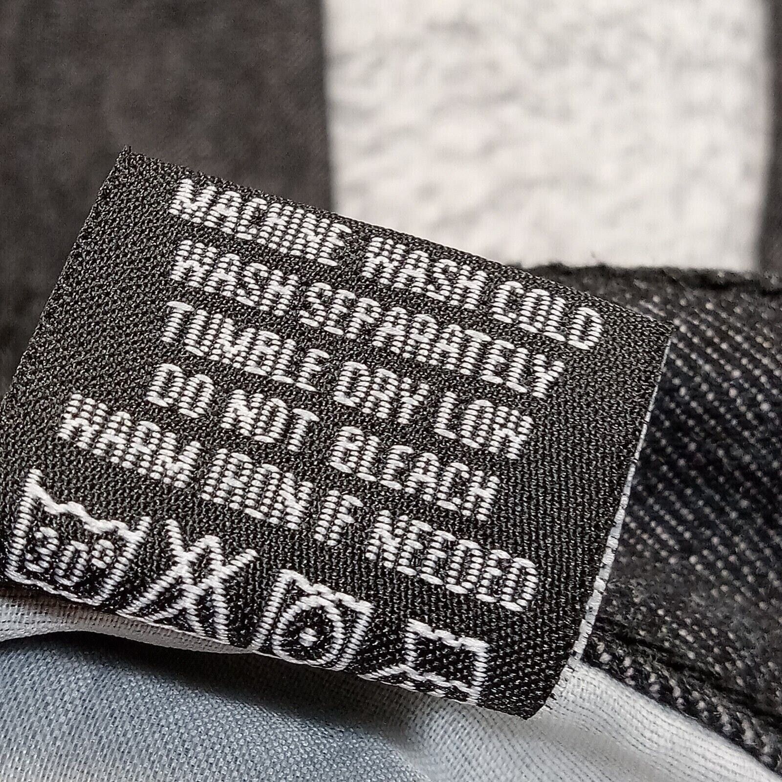 & Other Stories Old Skool Jeans 40 X 30 Western Straight Black Split Hem Size US 40 / EU 56 - 8 Thumbnail