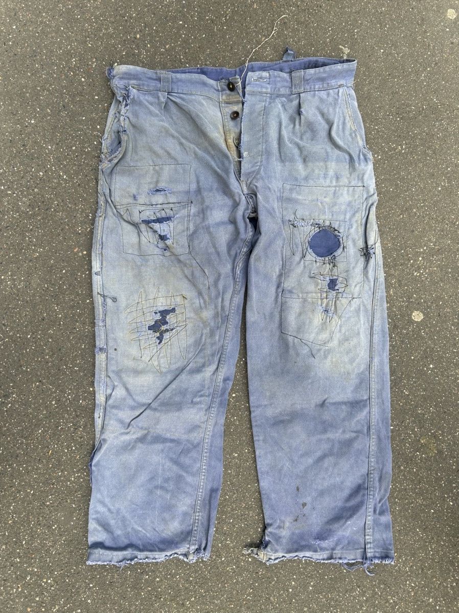 Other French blue work pants, old Size US 33 - 4 Thumbnail