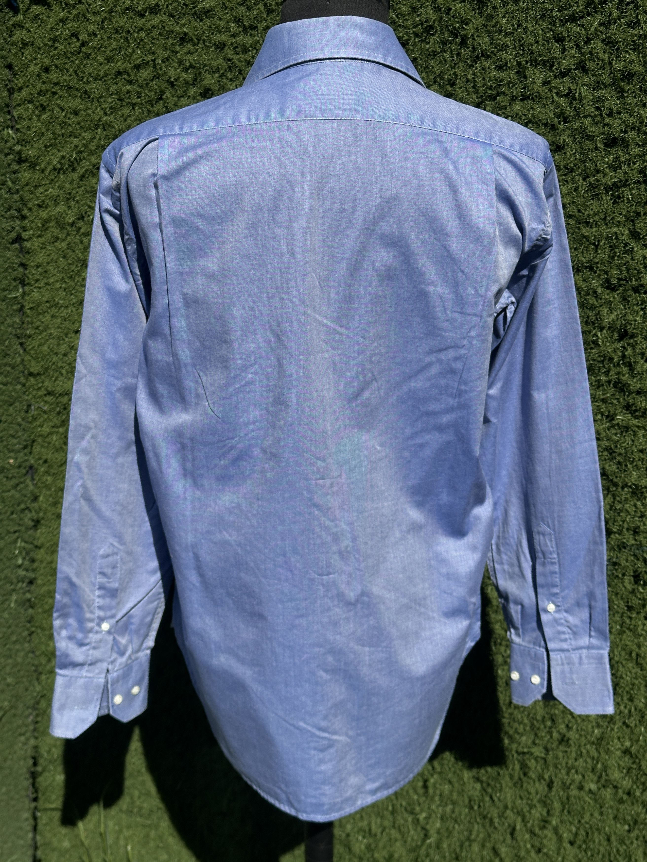 Brioni Brioni Sport Reflective Cotton Oxford Shirt Luxury 16 41 L Size US L / EU 52-54 / 3 - 15 Thumbnail