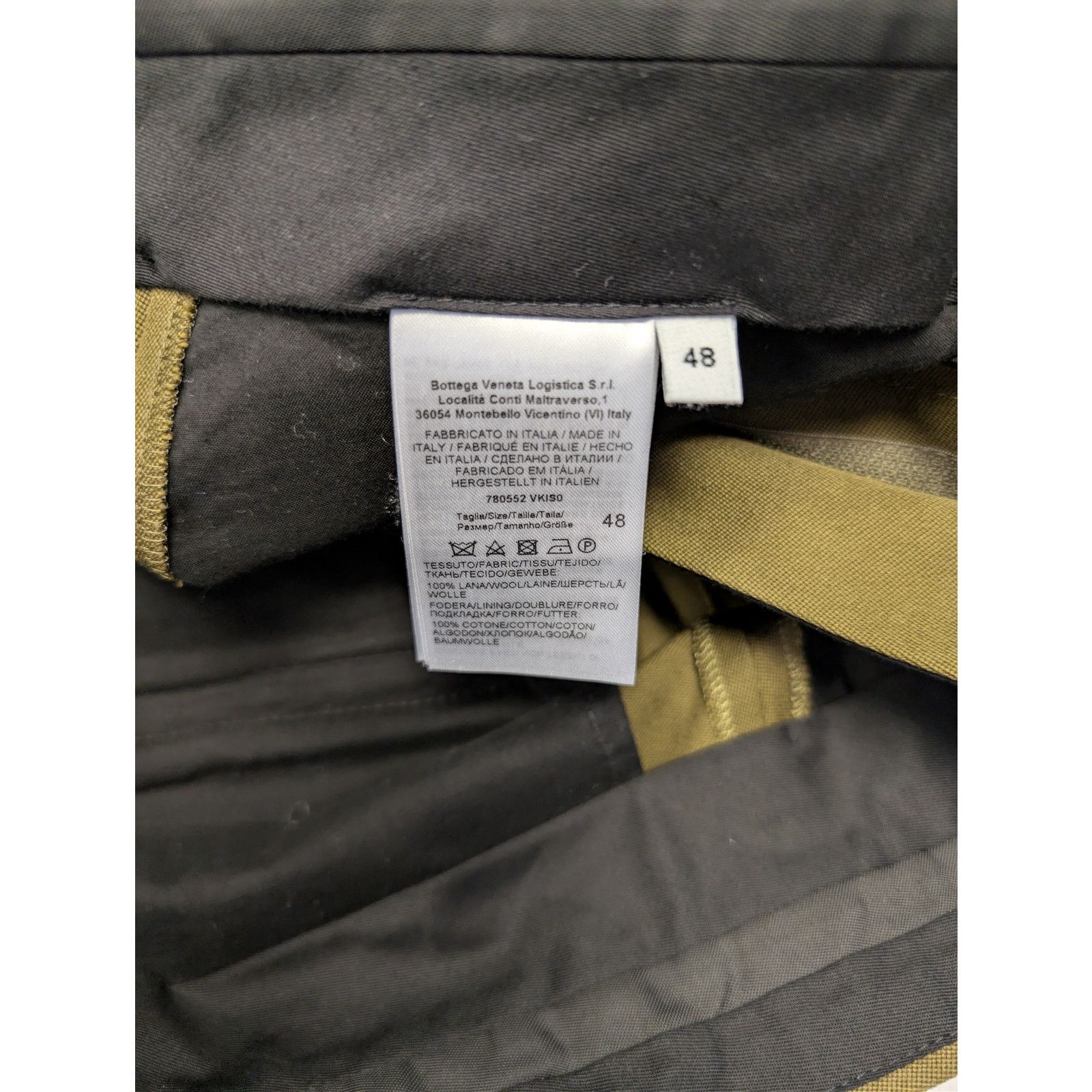 Bottega Veneta o1rshd1 Sartorial Grain de Poudre Trousers in Liana Size US 32 / EU 48 - 18 Thumbnail