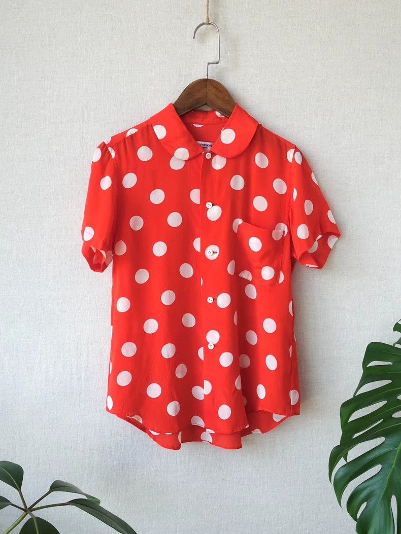 Comme des Garcons Comme Des Garcons Silk polka-dot shirt Size S / US 4 / IT 40 - 2 Thumbnail