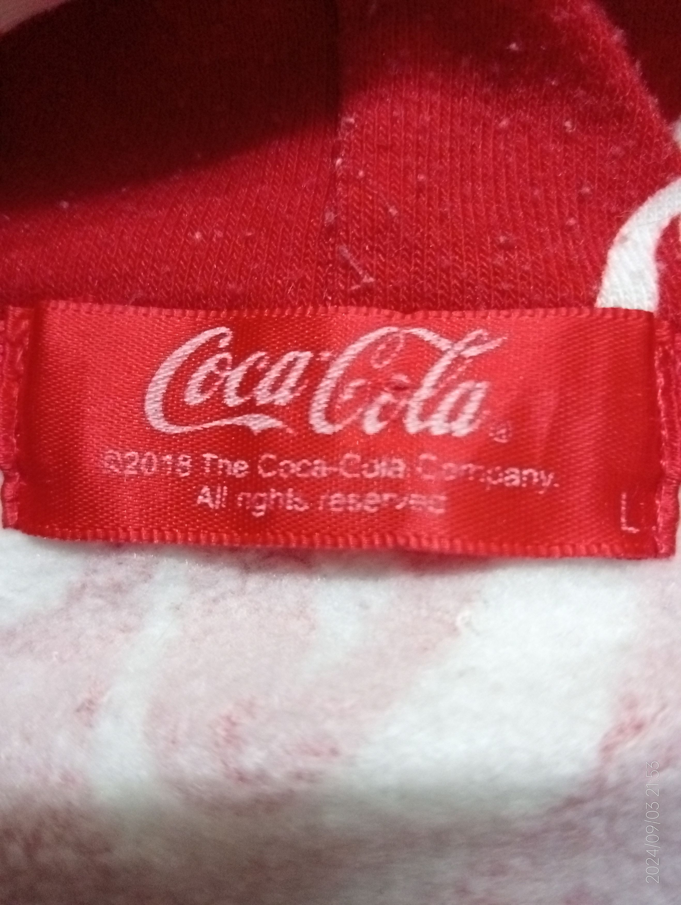 Coca Cola Coca-Cola Print All Over Pullover Hoodie Very Rare Size US L / EU 52-54 / 3 - 3 Thumbnail