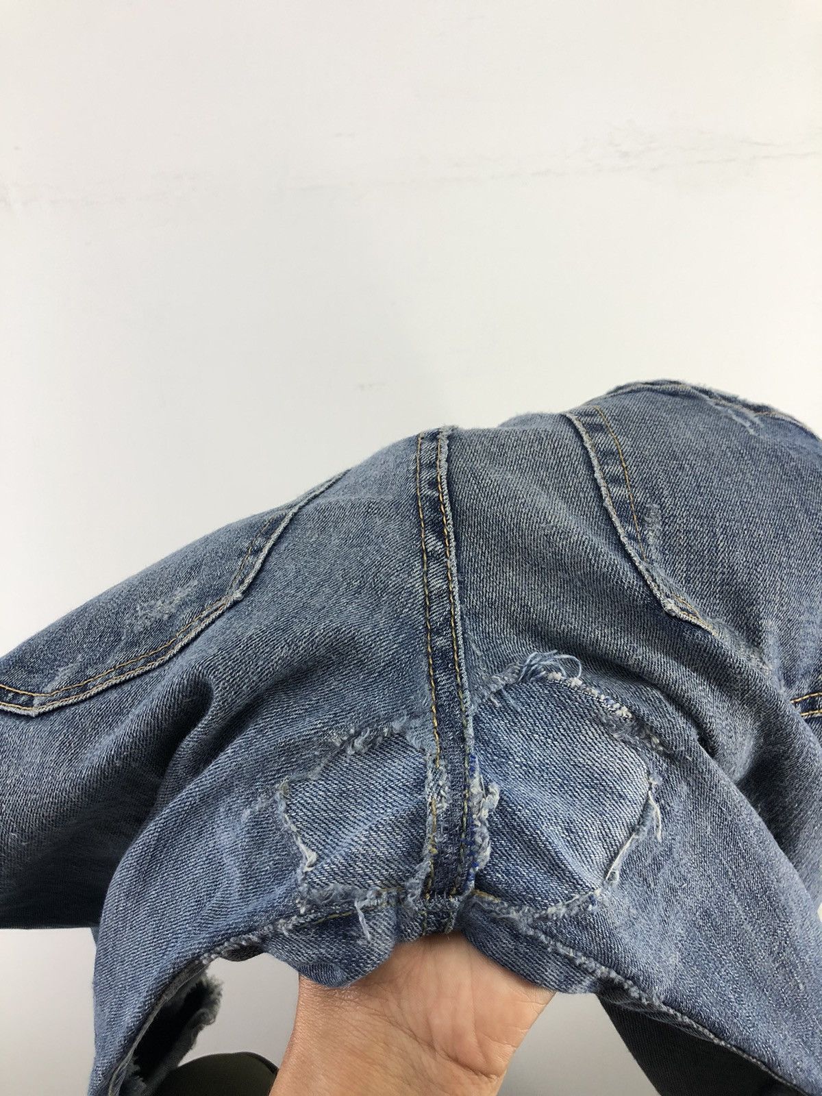 Represent Clo. Represent Destroyer Denim Rockstar Blue Skinny Jeans Size US 28 / EU 44 - 16 Thumbnail