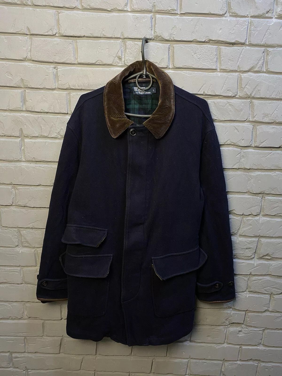 Polo Ralph Lauren Vintage Polo By Ralph Lauren Wool Over Coat Size L Size US L / EU 52-54 / 3 - 1 Thumbnail