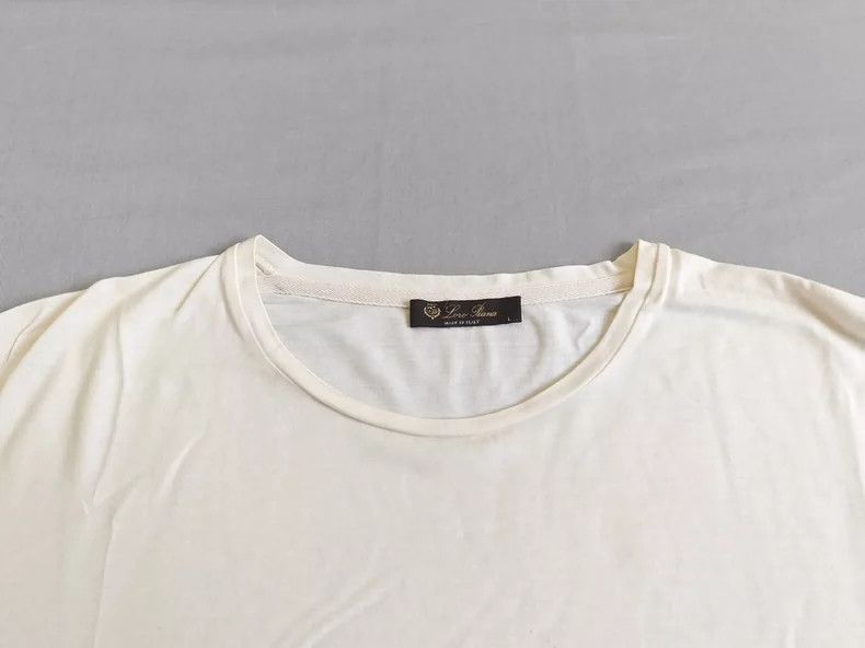 Loro Piana LORO PIANA Men's silk short-sleeved T-shirt Size US XS / EU 42 / 0 - 3 Thumbnail