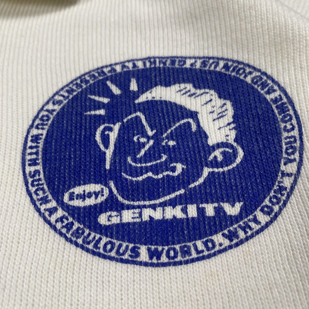 Japanese Brand Vintage 90s Genki Tv Promo Japan Quarter Zip Size US M / EU 48-50 / 2 - 3 Thumbnail