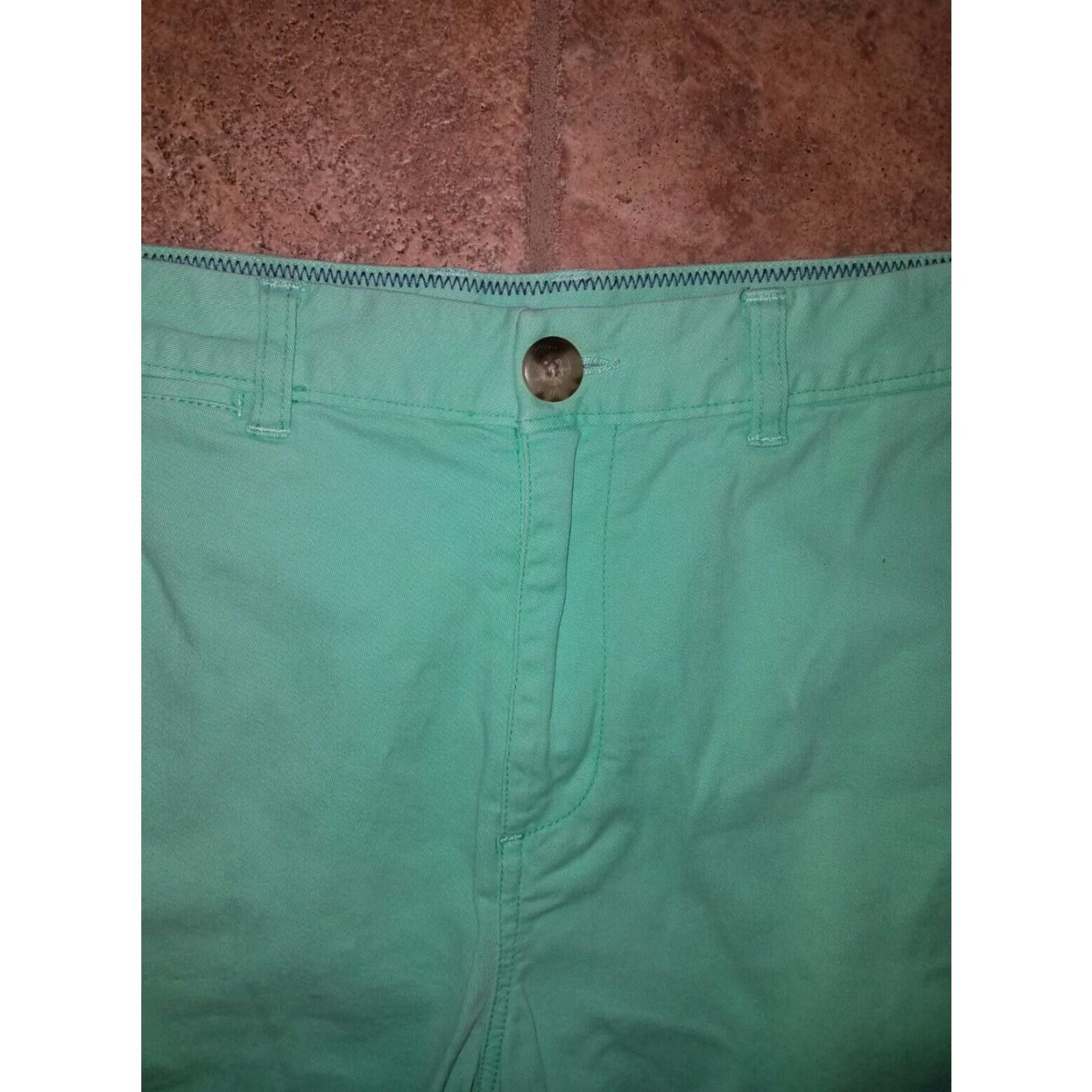 johnnie-O Johnnie-O Mens Casual Chino Shorts Size 33 Blue Size US 33 - 2 Thumbnail