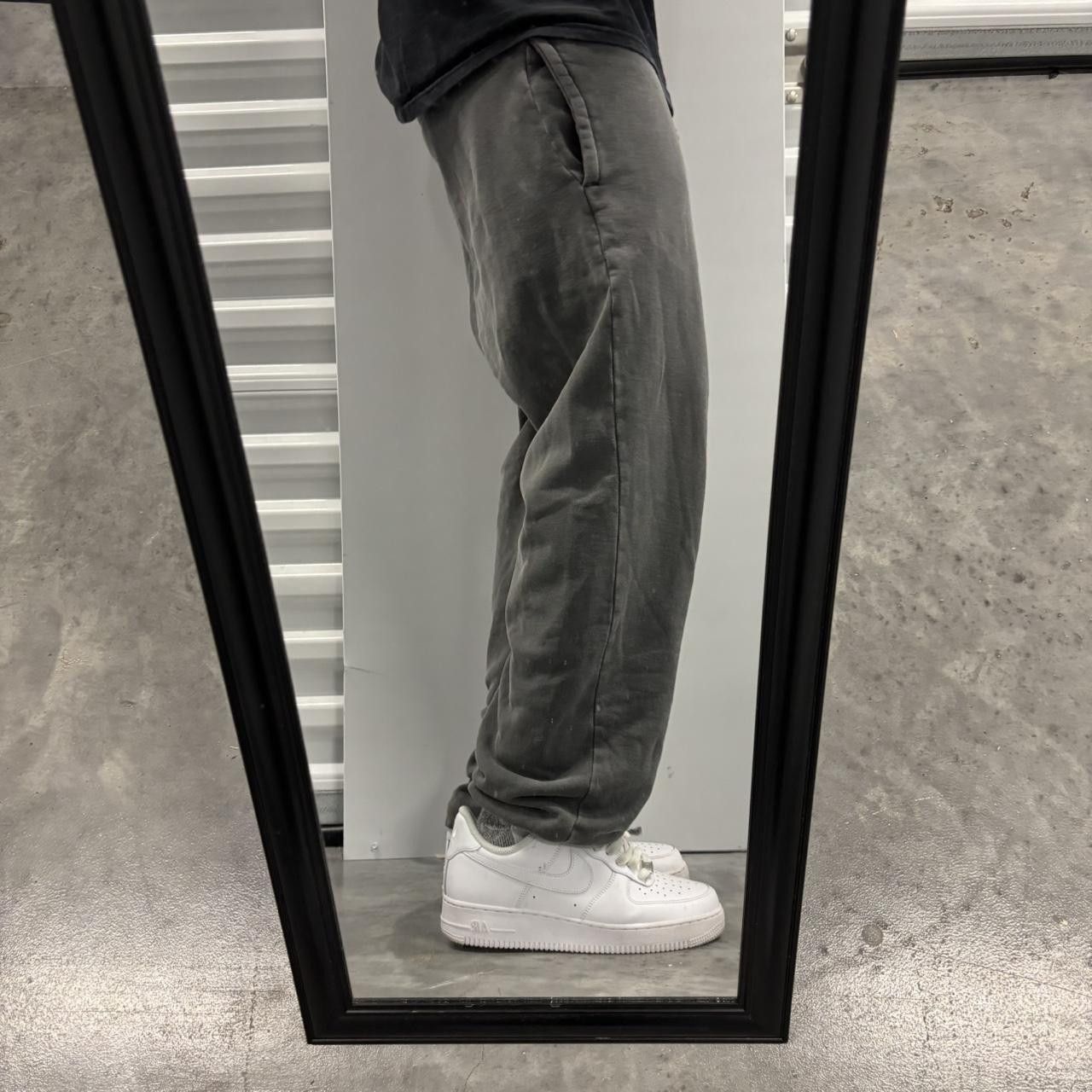 Japanese Brand × Vintage Vintage Y2K/2000s Faded Grey Wash Essential Sweatpants! Size US 30 / EU 46 - 2 Thumbnail