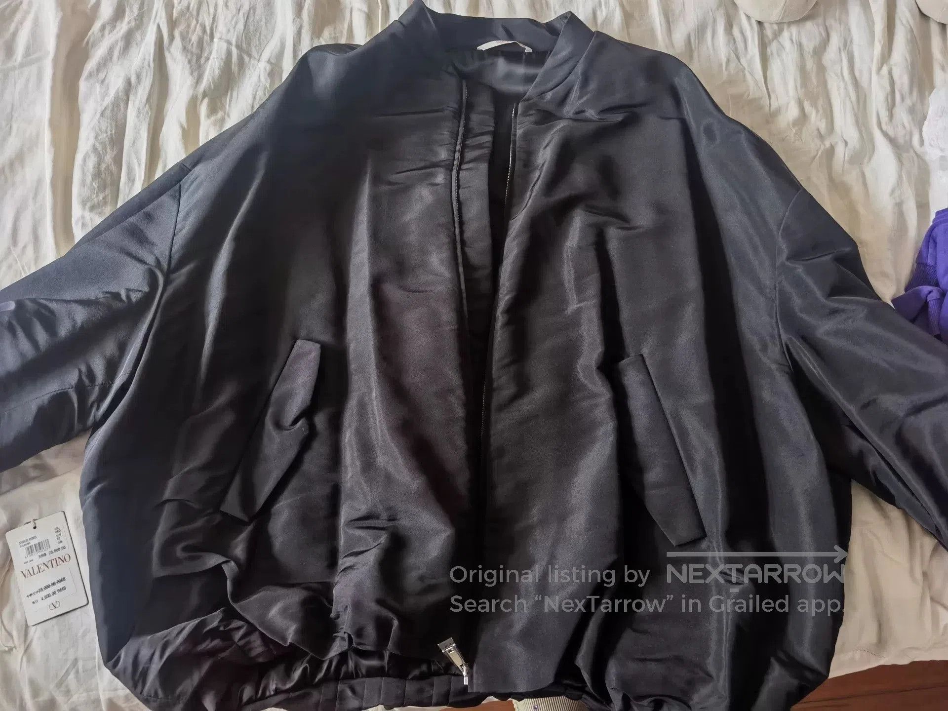 Valentino Valentino Silk Outerwear Jacket. Size US XL / EU 56 / 4 - 3 Thumbnail