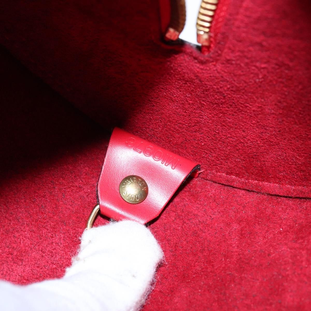 Louis Vuitton LOUIS VUITTON Epi Soufflot Hand Bag Red M52227 Size ONE SIZE - 12 Thumbnail