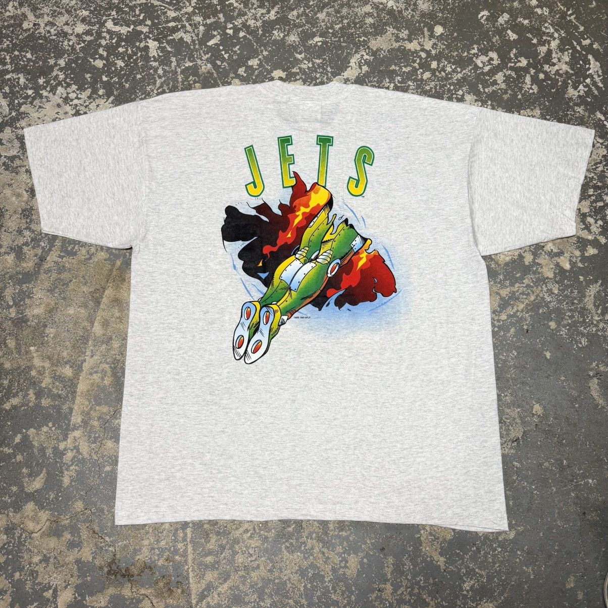 Other Vintage New York Jets Robot SuperHero NFL 1995 Tshirt Size US XL / EU 56 / 4 - 16 Thumbnail