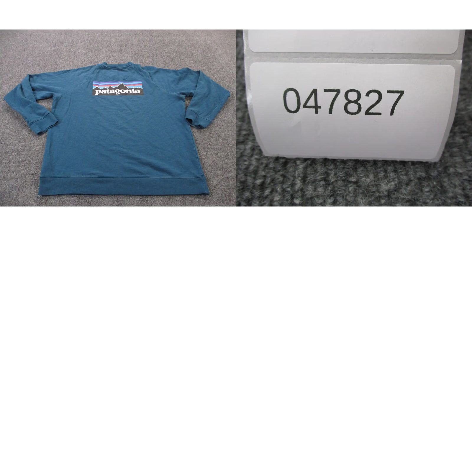 Patagonia Patagonia Sweatshirt Men XL Blue Logo Crew Neck Pullover Knit Cotton Regular Fit Sweatshirt Size US XL / EU 56 / 4 - 9 Thumbnail