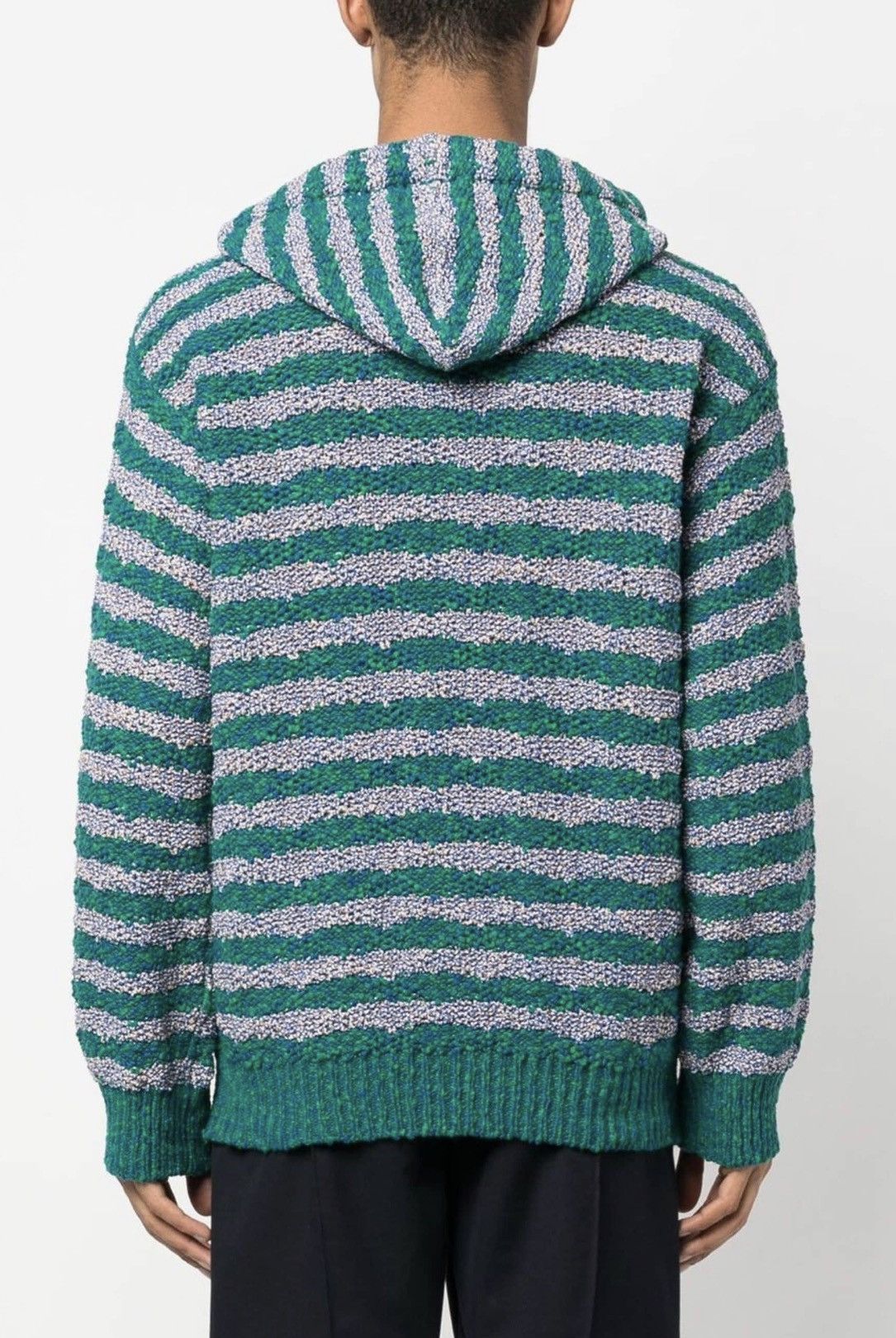 Marni ⚠️$2.1K VALUE⚠️ stripe knit drawstring hoodie Size US S / EU 44-46 / 1 - 3 Thumbnail