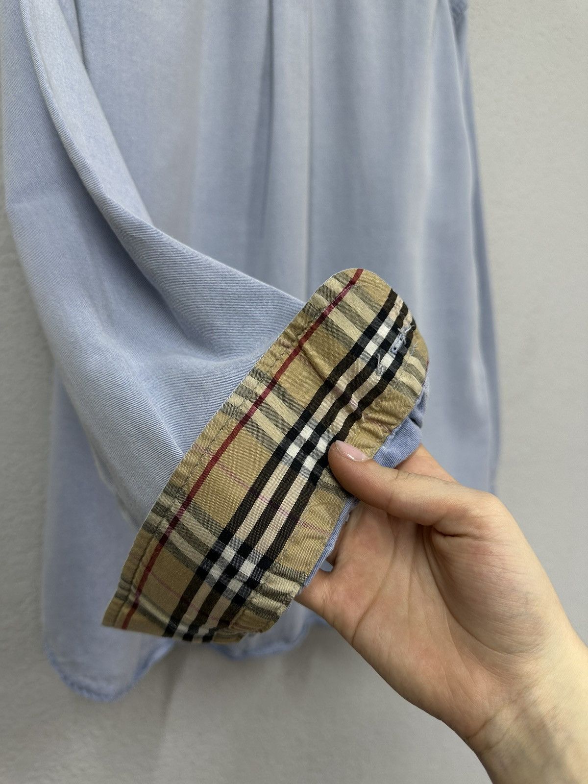 Burberry Vintage Mens Shirt Burberry England Classic Y2k Avantgarde Size US L / EU 52-54 / 3 - 14 Thumbnail