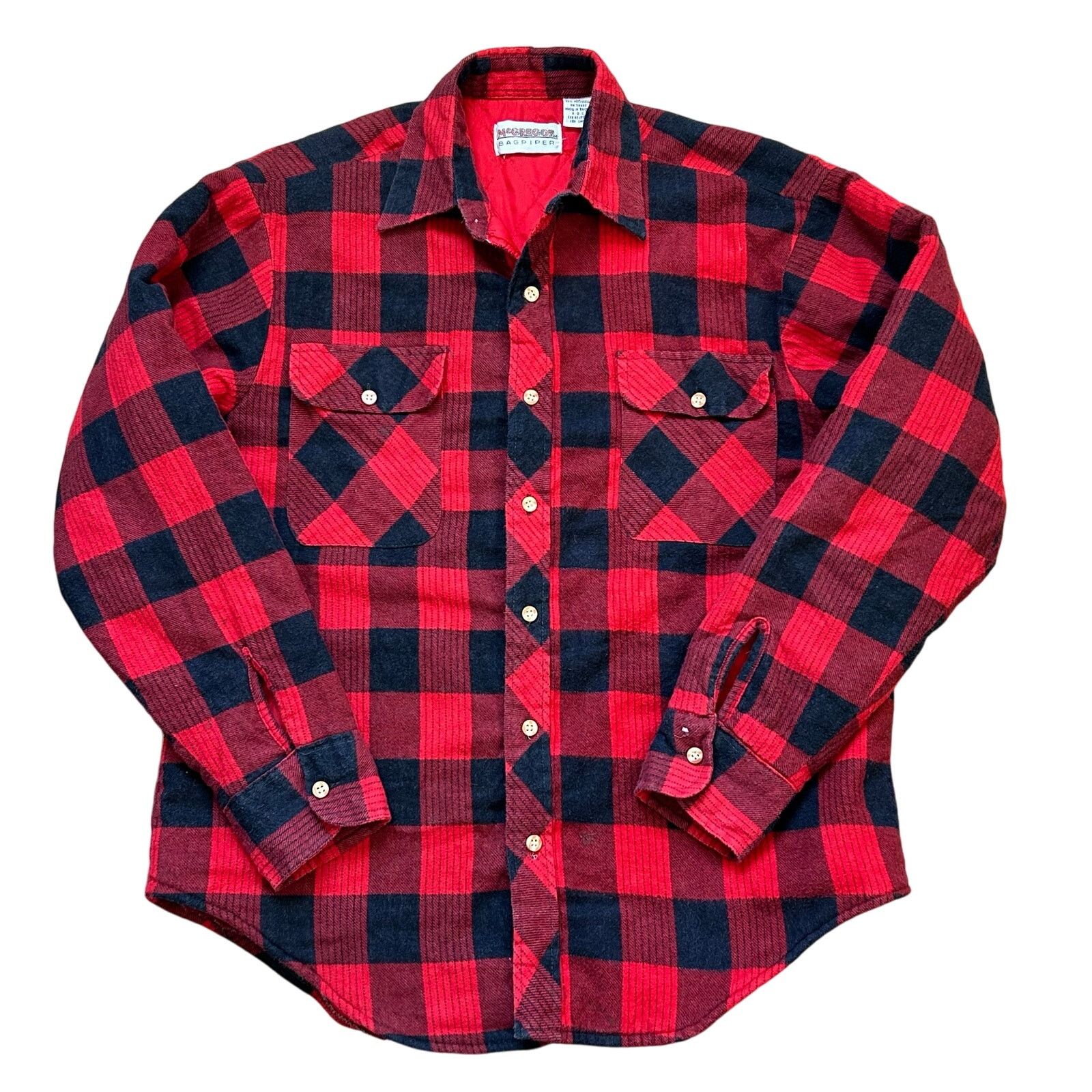 Vintage Vintage Chore Coat Flannel Shirt Jacket Plaid 90s Grunge Size US M / EU 48-50 / 2 - 1 Thumbnail