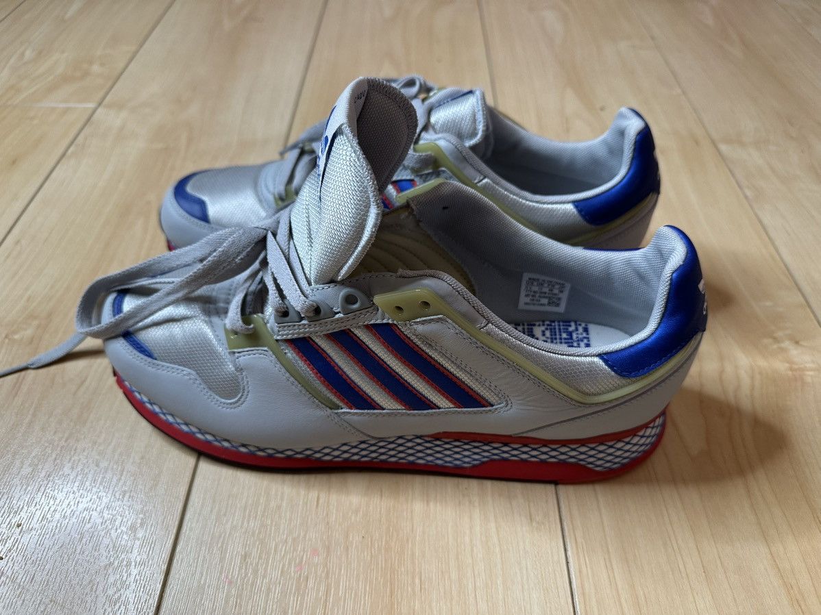 Adidas ZX 450 Retro Sneakers White Blue Red Size 11.5