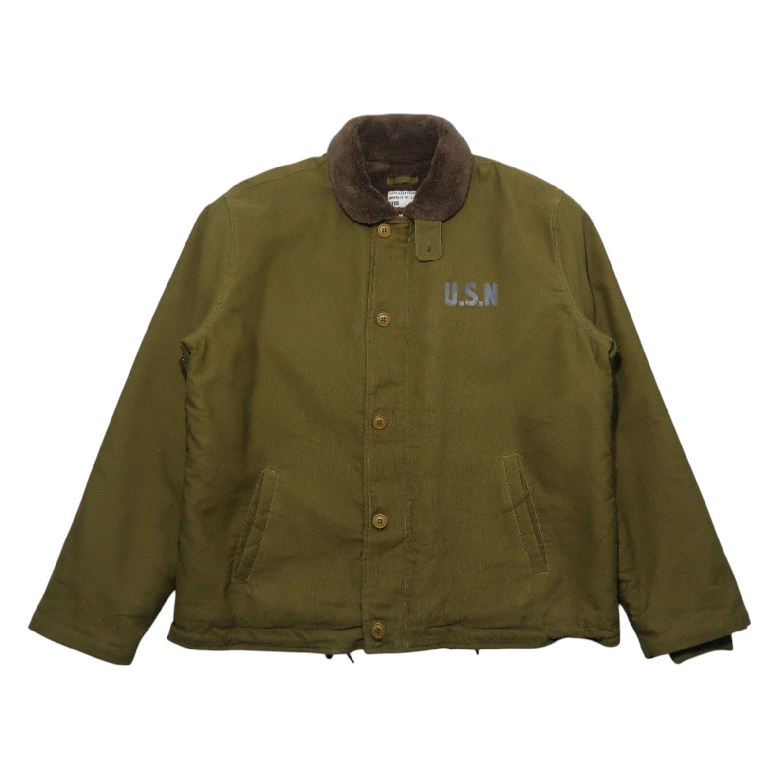 Buzz Rickson's Vintage 90s Military USN N1 Deck Jacket Rare Size US L / EU 52-54 / 3 - 1 Thumbnail
