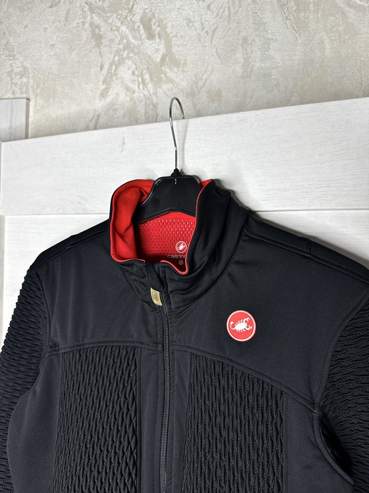 Other Castelli Alpha RoS Cycling Jacket Rosso Corsa Black 4515557 Size L / US 10 / IT 46 - 3 Thumbnail