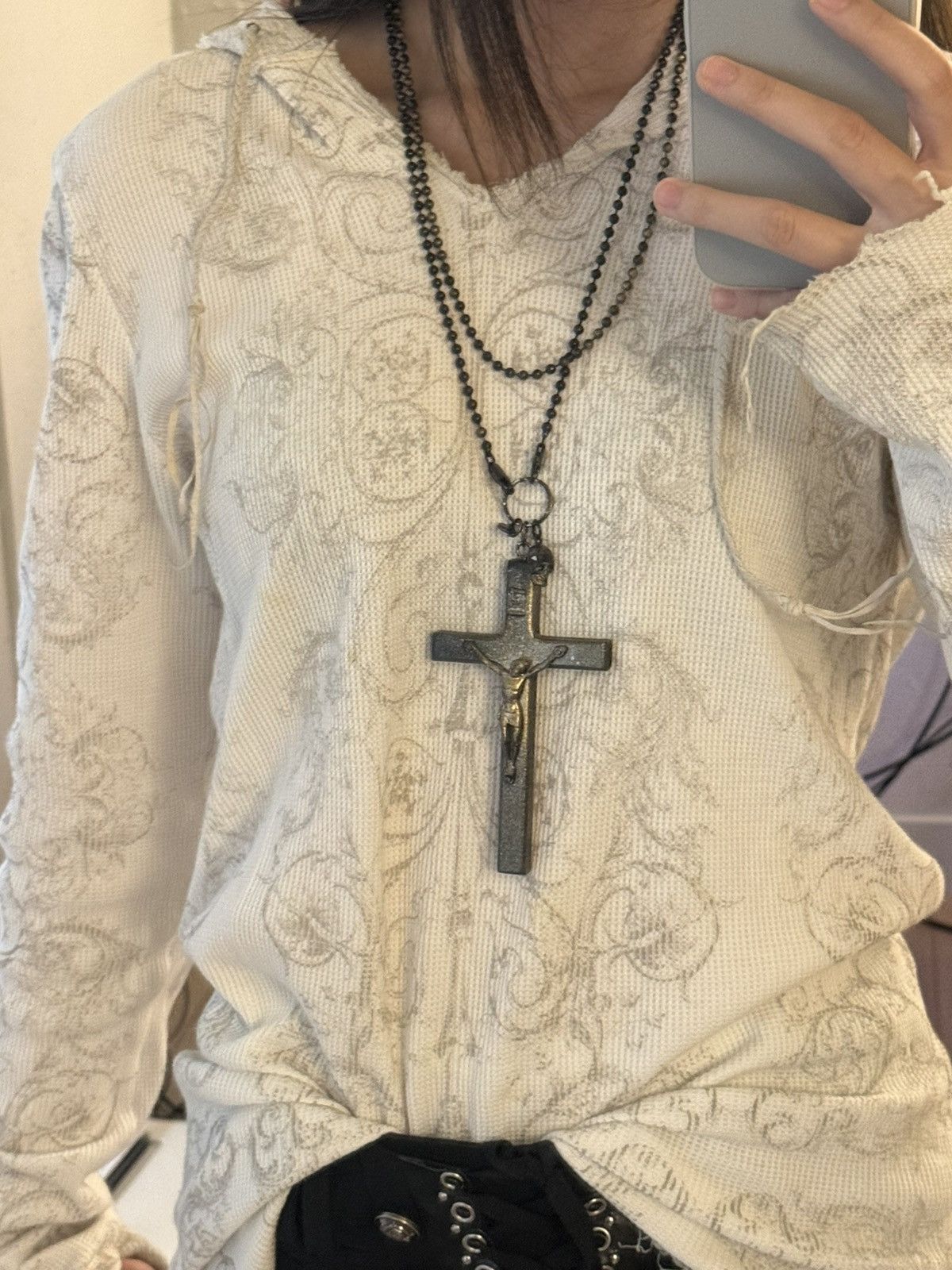 Jean Paul Gaultier Jean Paul Gaultier Crucifix Necklace Size ONE SIZE - 5 Thumbnail