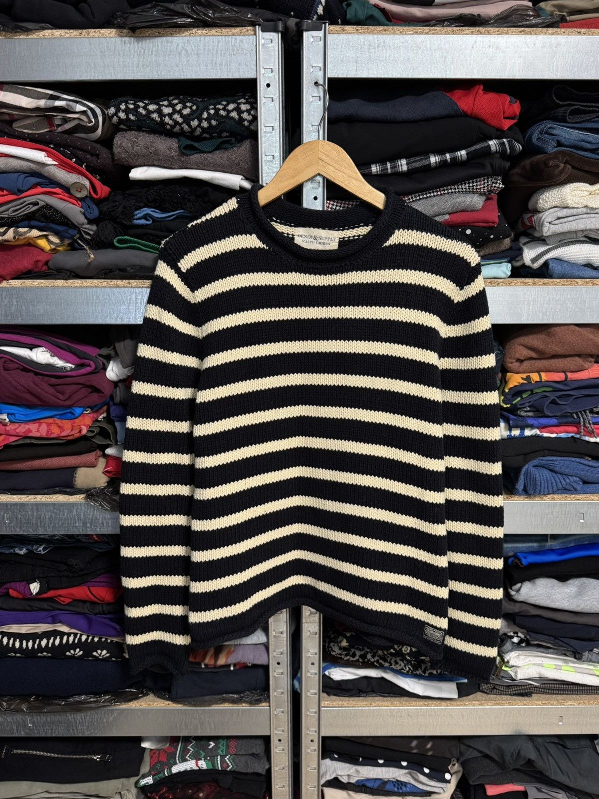Denim & Supply Ralph Lauren Denim & Supply Ralph Lauren Soft Knit Striped S Sweater RL Size US S / EU 44-46 / 1 - 1 Thumbnail