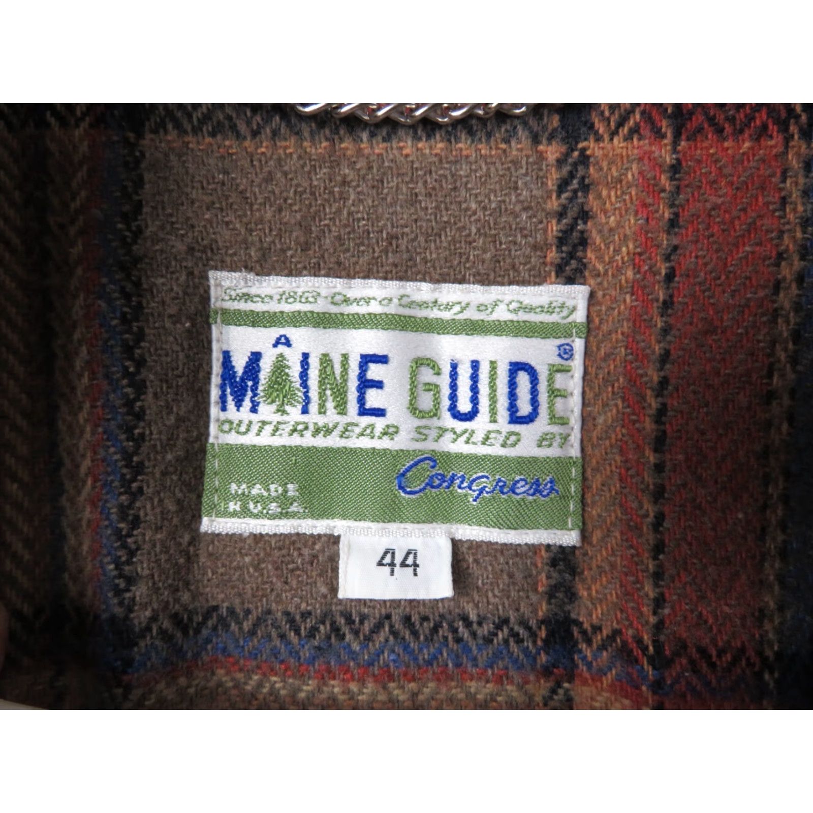 Vintage VINTAGE Maine Guide Congress Red Thinsulate 3M Winter Coat Parka 44 Jacket USA Hood Size US S / EU 44-46 / 1 - 4 Thumbnail
