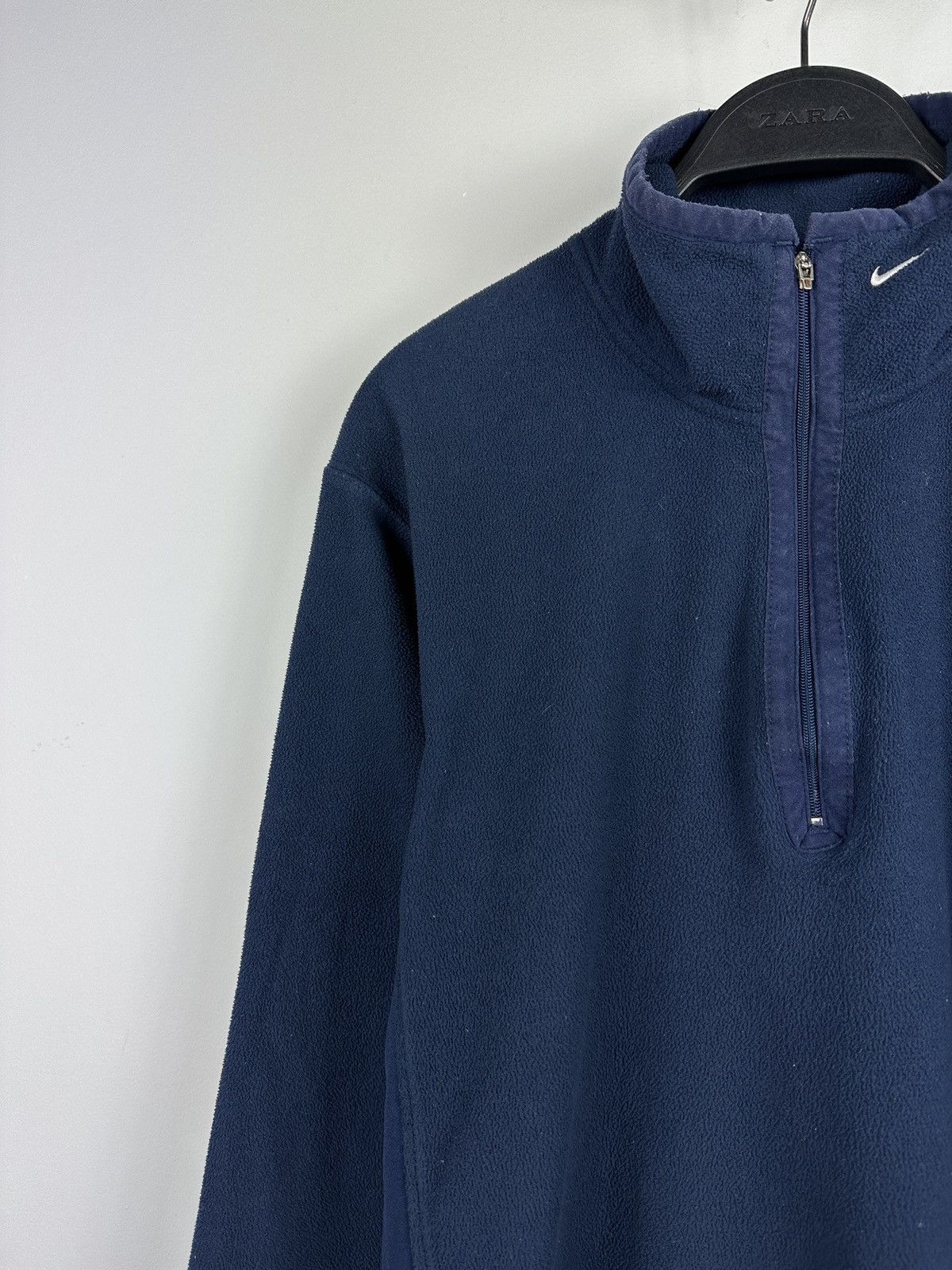 Nike × Vintage Vintage Y2K Nike Therma-Fit Swoosh Logo Fleece Size US M / EU 48-50 / 2 - 2 Thumbnail