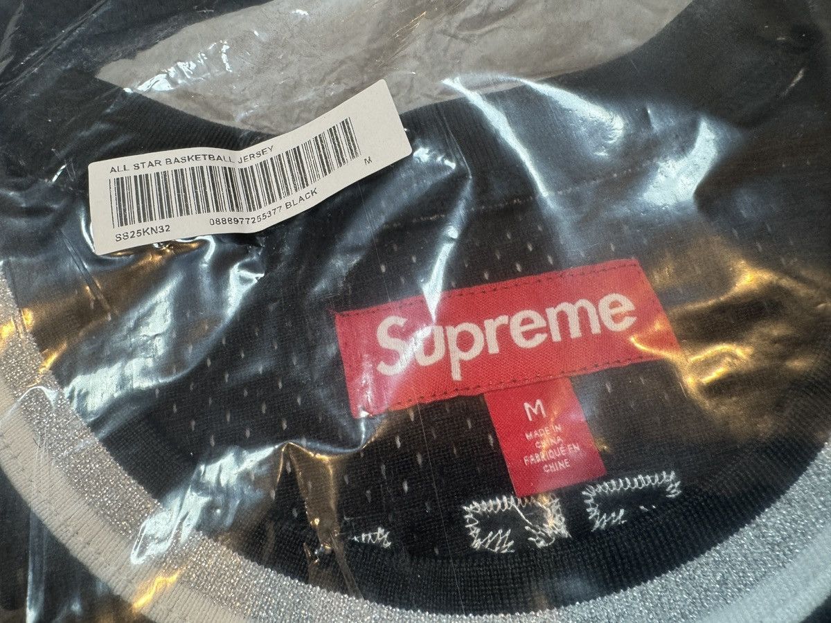 Supreme Supreme Mesh Basketball Jersey Black Size Medium Deadstock Size US M / EU 48-50 / 2 - 4 Thumbnail