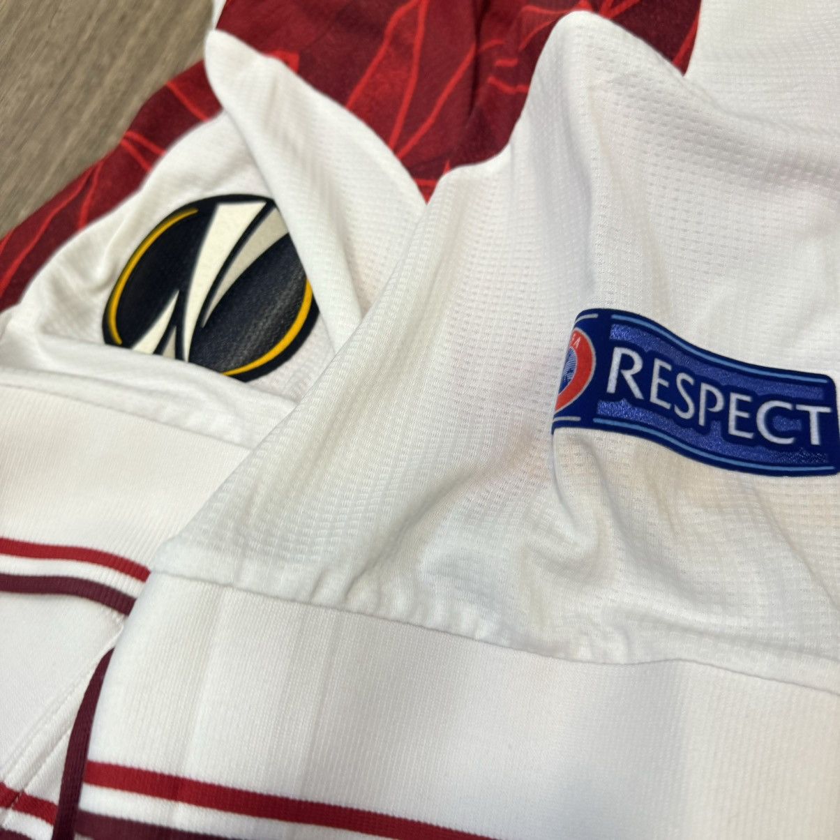 Adidas Arsenal 20/21 player issue home shirt #14 Aubameyang Size US XL / EU 56 / 4 - 5 Thumbnail