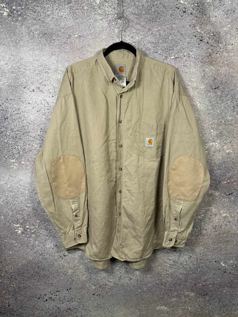 Carhartt RARE Vintage Carhartt Khaki Shirt Men's XL Size Size US XL / EU 56 / 4 - 1 Thumbnail