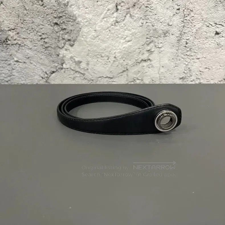 Dior dior black leather belt with sleek design. Size ONE SIZE - 1 Thumbnail