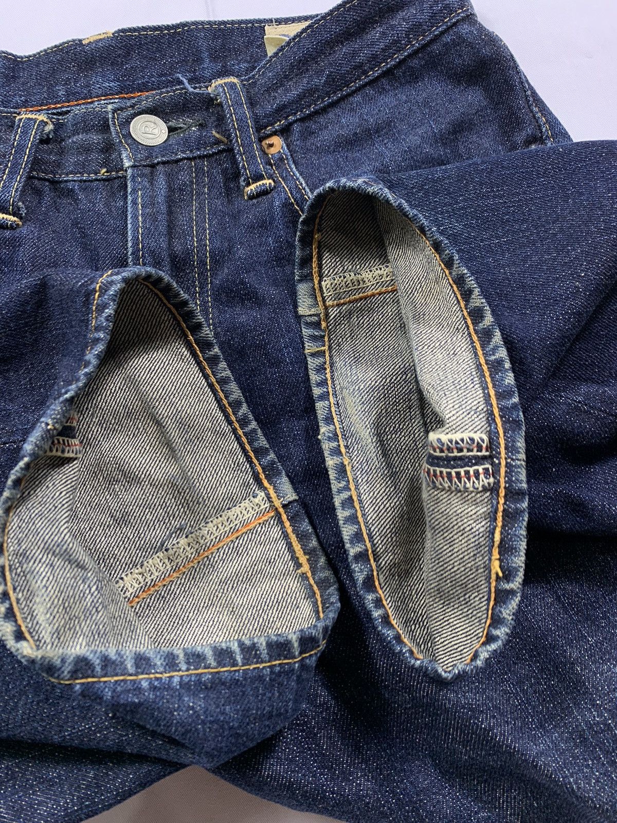 Orslow 45RPM Nice INDIGO Denim Jeans Size US 29 - 7 Thumbnail
