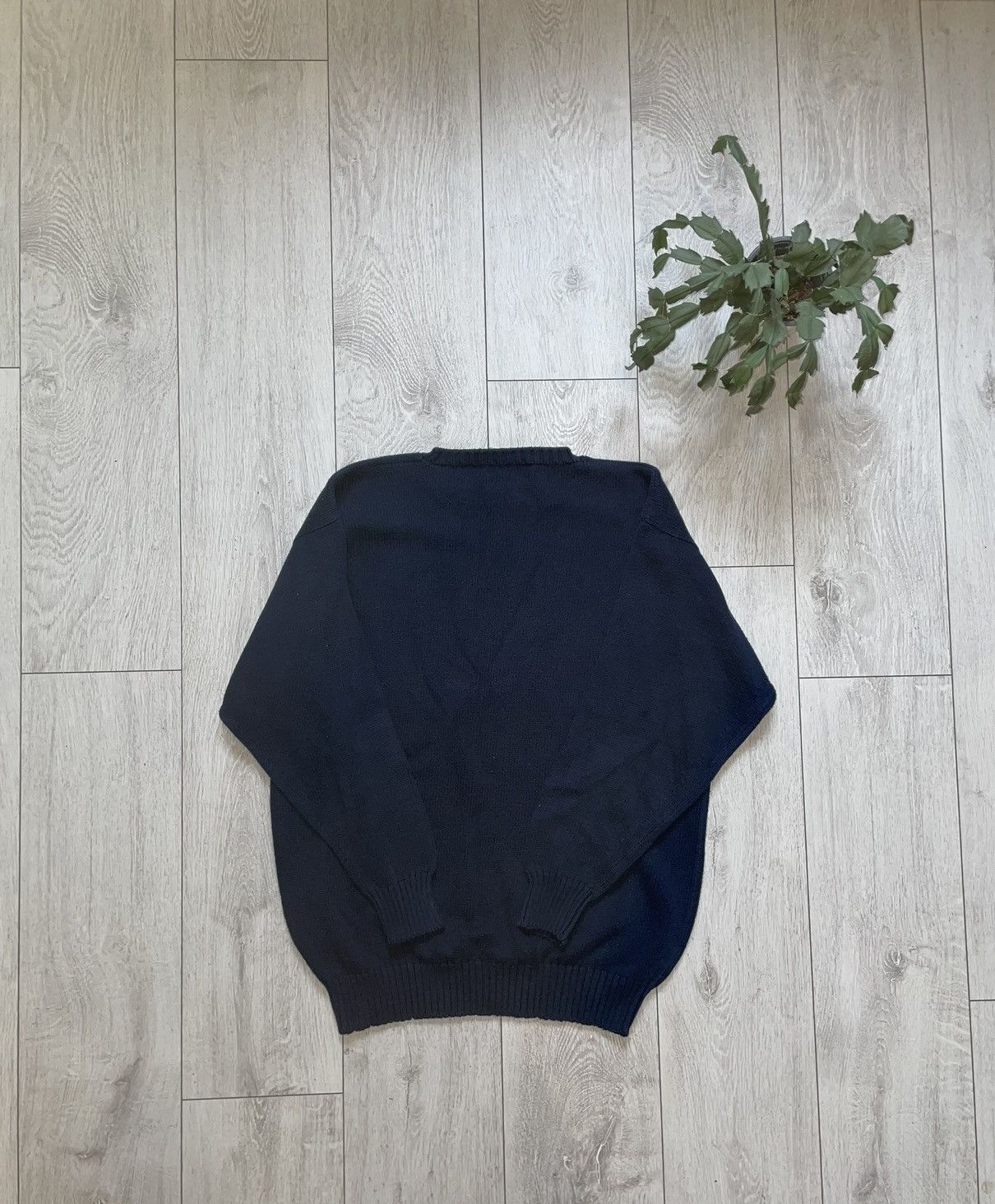 Burberry × Vintage Sweater Burberrys Vintage 90s Scotland Size US XXL / EU 58 / 5 - 4 Thumbnail