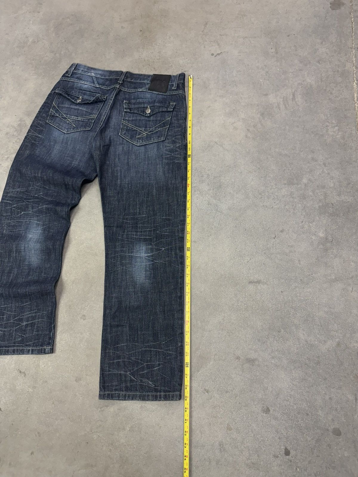 Marc Ecko Vintage Y2K Marc Echo Denim Jeans 32x30 Baggy Wide Leg Size US 32 / EU 48 - 19 Thumbnail