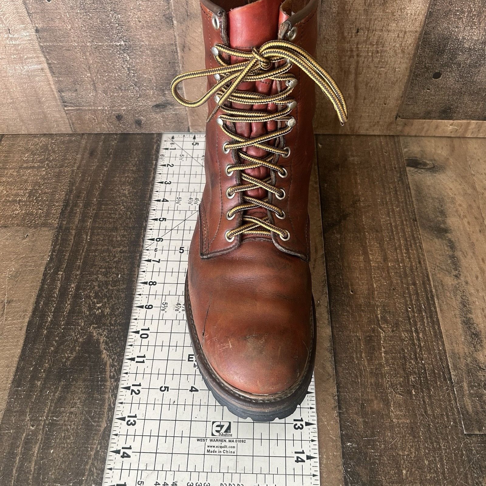 Red Wing Red Wing Irish Setter Vintage Plain Toe Work Boots Mens 12 D Size US 12 / EU 45 - 4 Thumbnail