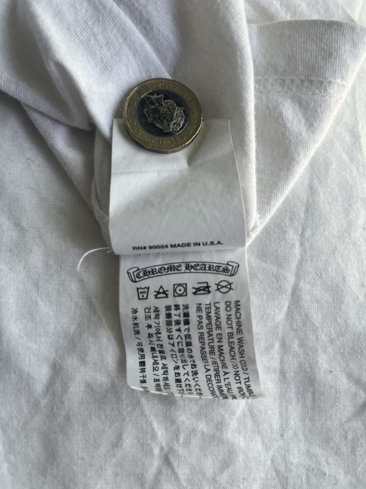 Chrome Hearts Chrome Hearts Vintage Star Pocket T-Shirt Size US S / EU 44-46 / 1 - 9 Thumbnail