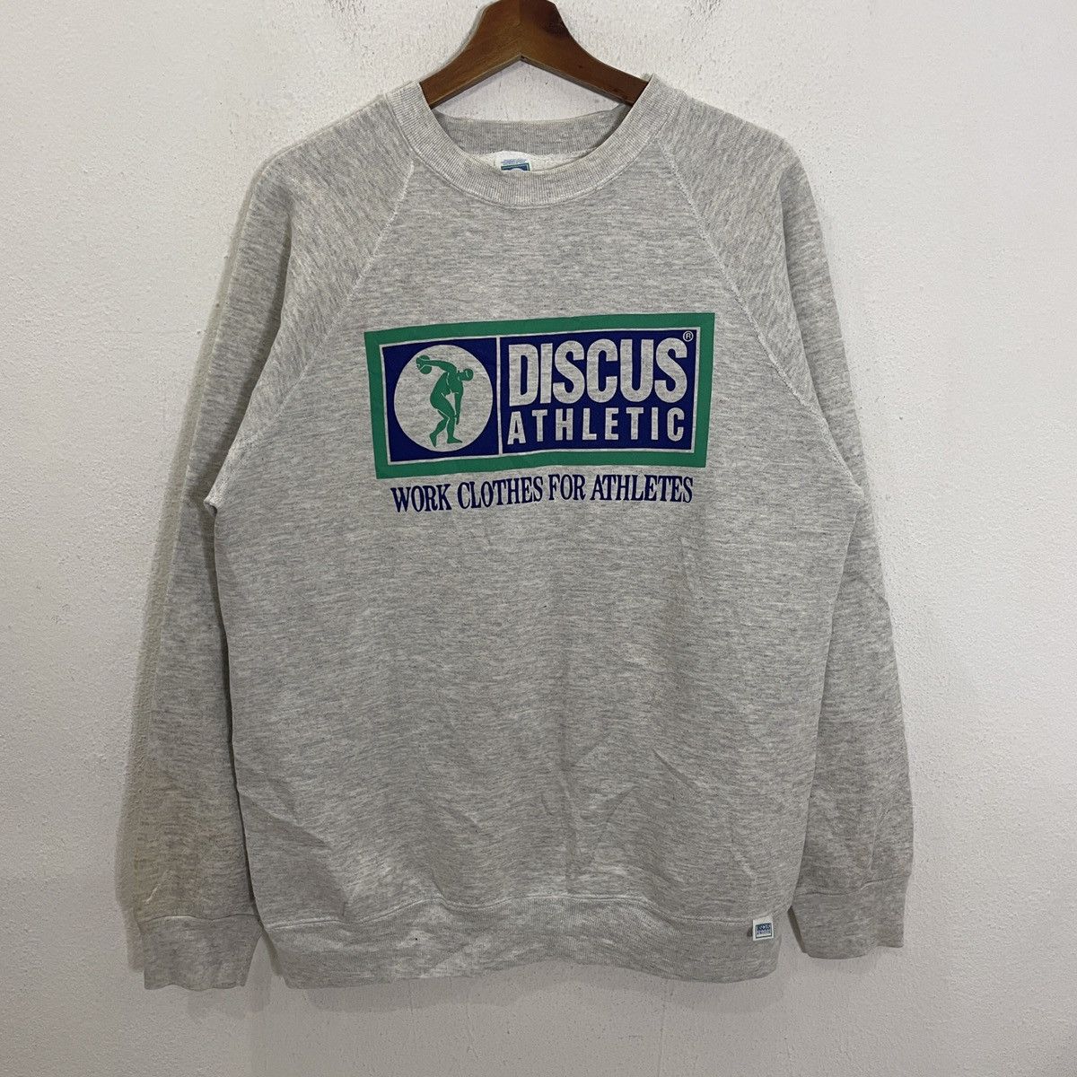 Japanese Brand Vintage 90s Discus Athletic Sweatshirt Size US M / EU 48-50 / 2 - 1 Thumbnail