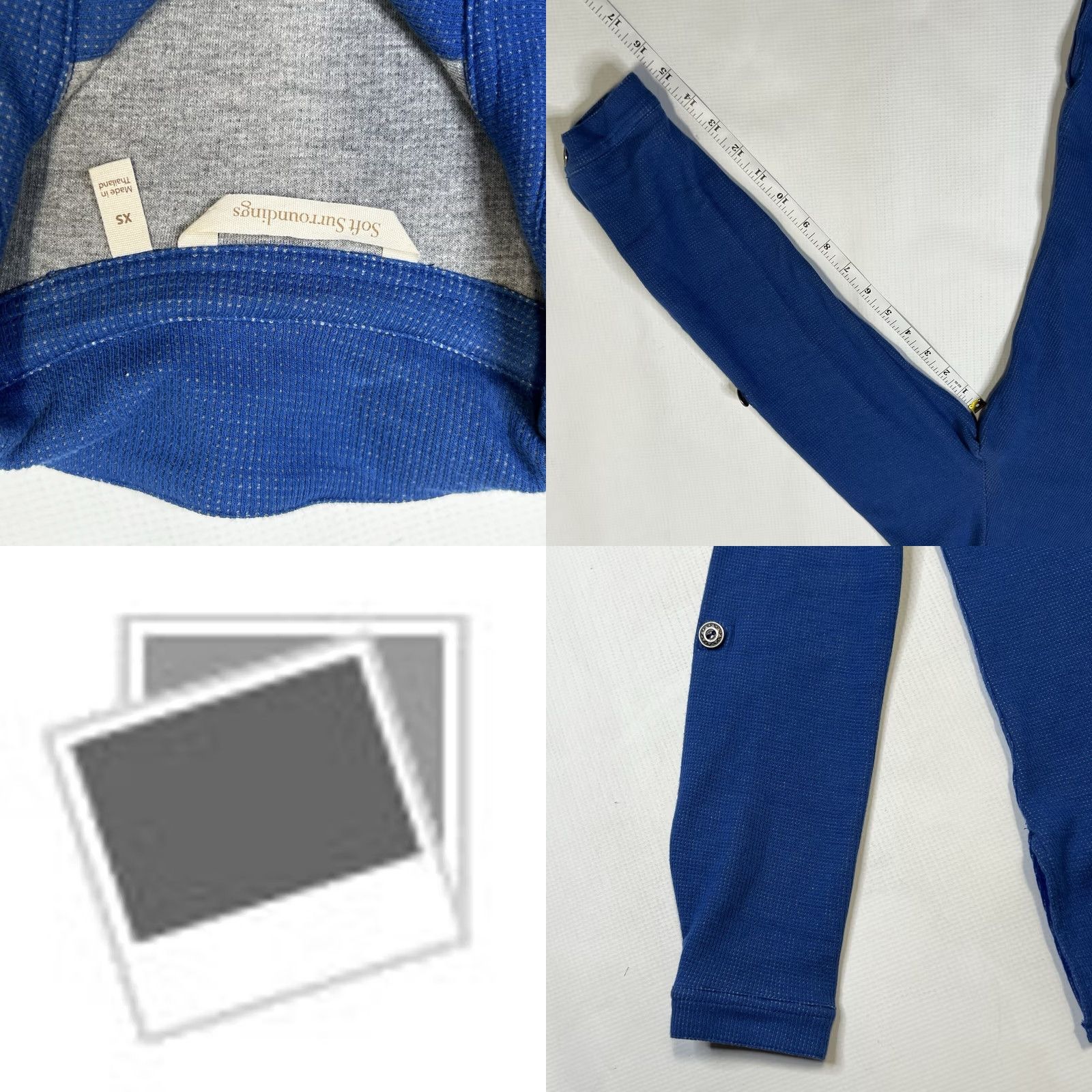 Soft Surroundings Soft Surroundings Sydney Shirt Button Up Blouse Blue XS Womens Wool Celtic? Size XS / US 0-2 / IT 36-38 - 8 Thumbnail