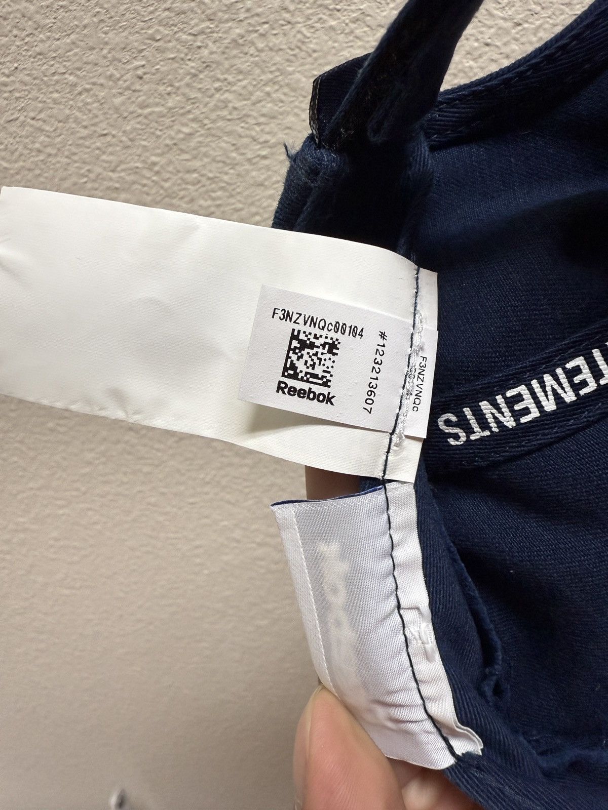 Vetements Vetements embroidered logo cap in navy Size ONE SIZE - 7 Thumbnail