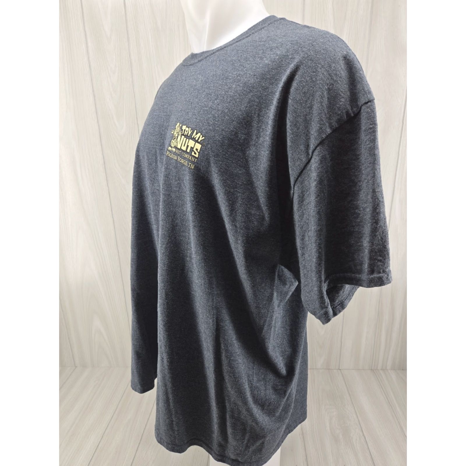 Gildan Try My Nuts Co Pigeon Forge TN T-Shirt 2XL Rod Run Gray Size US XXL / EU 58 / 5 - 4 Thumbnail
